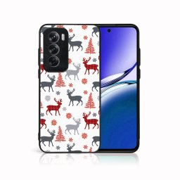 PROTEMIO MY ART Karácsonyi kivitelű borító Oppo Reno12 Pro 5G DEER (068)