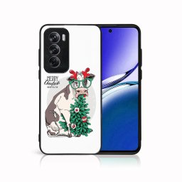 PROTEMIO MY ART Karácsonyi dizájnú borító Oppo Reno12 Pro 5G VIDÁM CHRISTMAS (074)