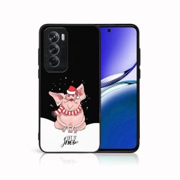 PROTEMIO MY ART Karácsonyi dizájnú borító Oppo Reno12 Pro 5G HAJJON HÓT (075)