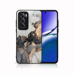 PROTEMIO MY ART Védőburkolat a Oppo Reno12-hez Pro 5G GREY MARBLE (140)