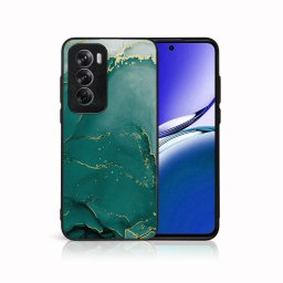 PROTEMIO MY ART Védőburkolat a Oppo Reno12-hez Pro 5G GREEN MARBLE (145)