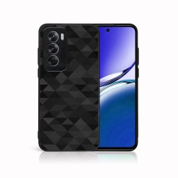 PROTEMIO MY ART Védőburkolat a Oppo Reno12-hez Pro 5G BLACK TRIANGLES (232)