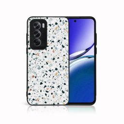 PROTEMIO MY ART Védőburkolat a Oppo Reno12-hez Pro 5G GREY TERRAZZO (163)