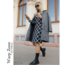 WARP ZONE szürke kabát -50%