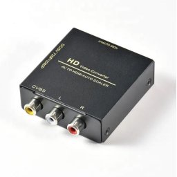 AV RCA HDMI AV2HDMI átalakitó konvertel fém