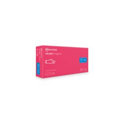 Mercator nitrylex® magenta (élénk rózsaszín) orvosi púdermentes nitril kesztyű - M - magenta