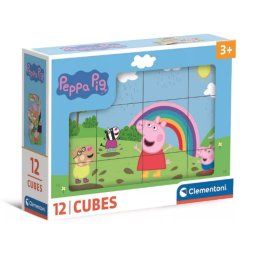 Peppa malac Nature Class 12 db-os mesekocka - Clementoni