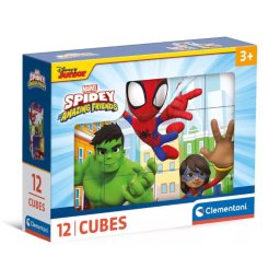 Pókember Spidey 12 db-os mesekocka - Clementoni