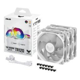 ASUS ventilátor TUF GAMING TR120 ARGB, 3x120mm, fehér