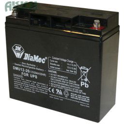 DIAMEC 12V 20Ah akkumulátor DM12-20