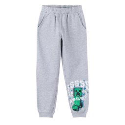 Minecraft Grey gyerek hosszú nadrág, jogging alsó 8 év / 128 cm