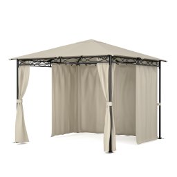 Blumfeldt Mondo, kerti pavilon, bulisátor, 295 x 262 x 295, acél, poliészter, bézs (GDW28-Mondo Beige)