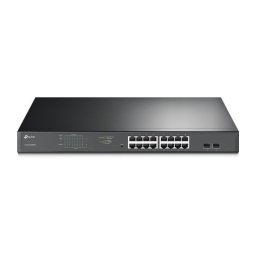 TP-Link Switch PoE - TL-SG1218MPE (16 port 1Gbps; 16x at/af PoE port; 192W; 2x SFP)