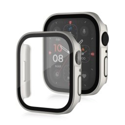 PC TELJES BURKOLAT Üveg műanyag borítás Apple Watch SE / SE 2022 / SE 2023 (40mm) STARLIGHT készülékekhez