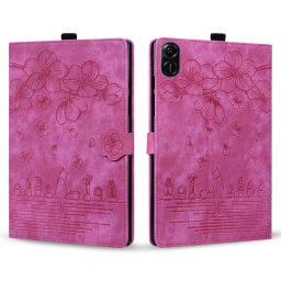 ART FLOWER Flip tok Honor-hoz Pad X8a rózsaszín