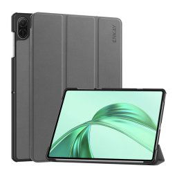 ENKAY LEATHER Flip tok a Honor-hoz Pad X8a szürke