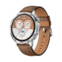 LEATHER Bőrszíj Huawei-hoz WatchGT 5 Pro 46mm barna