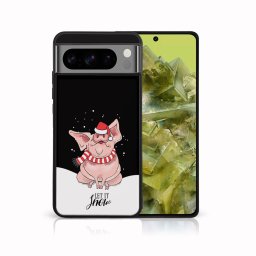 PROTEMIO MY ART Karácsonyi dizájnú borító Google Pixel 8 Pro HAJJON HÓT (075)