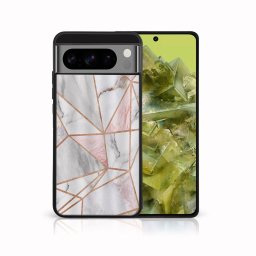 PROTEMIO MY ART Védőburkolat a Google Pixel 8-hoz Pro PINK MARBLE (143)
