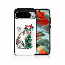 PROTEMIO MY ART Karácsonyi mintájú borító Google Pixel 9 Pro XL VIDÁM CHRISTMAS (074)