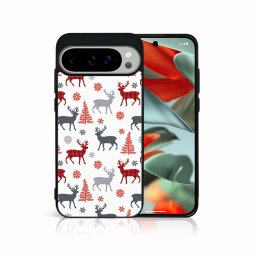 PROTEMIO MY ART Kryt s vianočným dizajnom Google Pixel 9 Pro DEER (068)