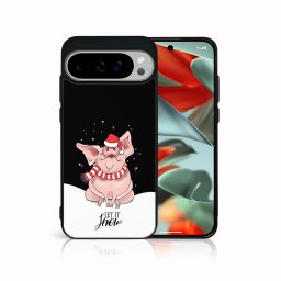 PROTEMIO MY ART Karácsonyi dizájnú borító Google Pixel 9 Pro HAJJON HÓT (075)