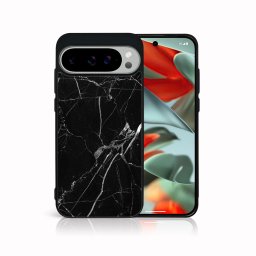 PROTEMIO MY ART Védőburkolat a Google Pixel 9-hez Pro BLACK MARBLE (142)