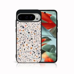 PROTEMIO MY ART Védőburkolat a Google Pixel 9-hez Pro BEIGE TERRAZZO (162)