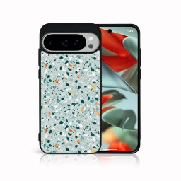 PROTEMIO MY ART Védőburkolat Google Pixel 9 Pro BLUE TERRAZZO-hoz (164)