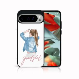 PROTEMIO MY ART Védőburkolat Google Pixel 9-hez Pro JÓ GIRL (130)