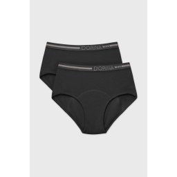 2PACK Moon menstruációs női alsó, erős menstruációhoz fekete L