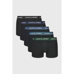 5PACK JACK AND JONES Dave boxeralsó feketés-kék S