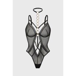 Wicked Game erotikus body fekete L