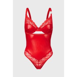 Obsessive Aliosa erotikus body piros LXL