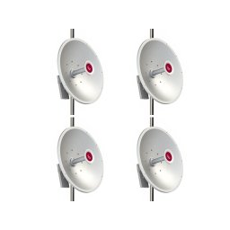 MikroTik, 30dBi - 5GHz Duplex parabola antenna precíziós felfogatással (mANT30 PA) 4 pack