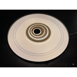 Lucero Olympia 84 W-os, 50 cm átmérőjű fehér LED távirányítós és mobil applikációval vezérelhető mennyezeti lámpa, 5880 lumen (K)