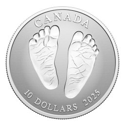 "Üdvözöljük a világon" 2025 - 1/2 oz - ezüst ajándék érme
