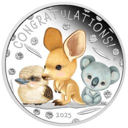 Gyermek születése (2025) - 1/2 Oz - ezüst ajándék érme