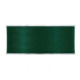Szalag dupla szatén matt 40 mm x 15 m sötétzöld