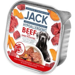 Jack hipoallergén pástétom - marhahús édesburgonyával 150 g