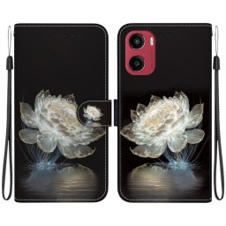 ART Tárcahuzat a Motorola Moto G05 / Moto E15 CRYSTAL PEONY számára