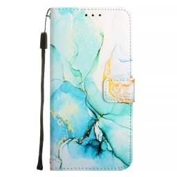 ART MARBLE pénztárcavédő a Motorola Moto G15 / Moto G15 teljesítményhez GREEN