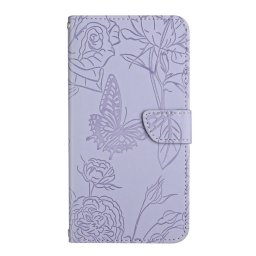 ART BLOSSOM pénztárca tok Motorola Moto G15 / Moto G15 Power purple készülékhez