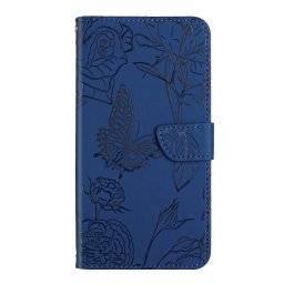 ART BLOSSOM Tárcatáska a Motorola Moto G15 / Moto G15 Power kék számára