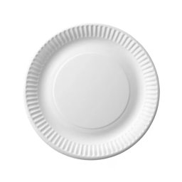 Papírtálca kerek D 18 cm 100 db/csomag, fehér