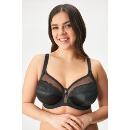 Elomi Cate Allure bélés nélküli melltartó fekete 100F