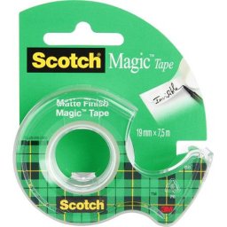 3M SCOTCH Ragasztószalag, adagolón, kézi, 19 mm x 7,5 m, 3M SCOTCH "Magic Tape 810"