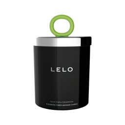 LELO - erotikus masszázsgyertya gyapjaskörte és cédrus illattal (150 g)