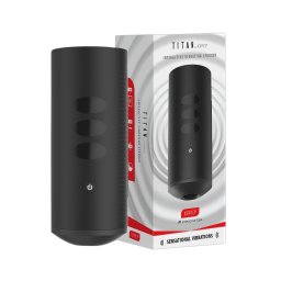 Kiiroo Titan Experience - akkus interaktív maszturbátor (fekete)