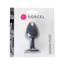 Dorcel Geisha Plug M - golyós anál plug (fekete)